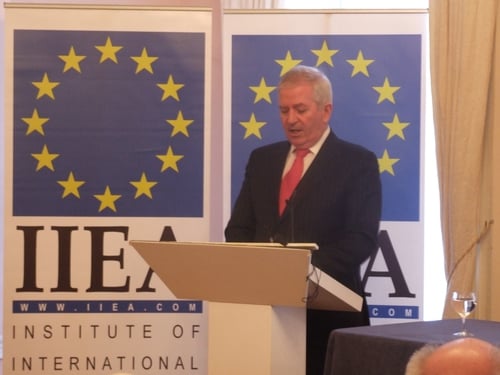 Charlie McCreevy - Reform of financial institutions important - (Pic: IIEA)