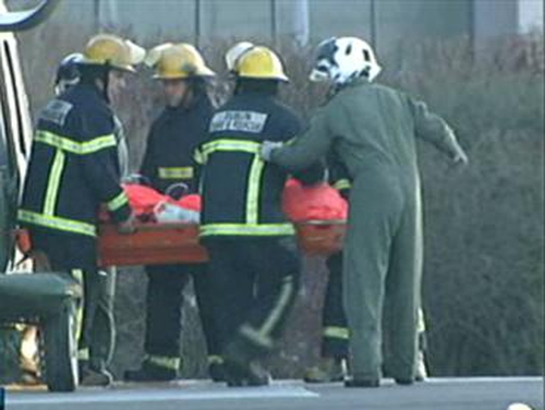 Rescue - Men brought to Tallaght Hospital
