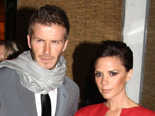 Victoria Beckham attends the unveiling of the New Emporio Armani