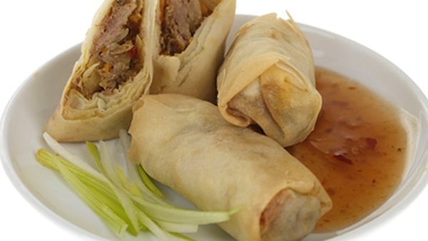 Savoury Crepes Filled with Chinese Style Pork