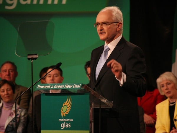 John Gormley - Closing remarks to conference(Pic: Green Party)