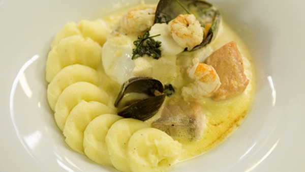 Sea Food Gratin: Heat