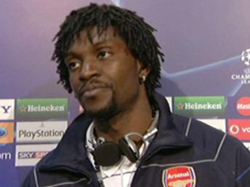 Emmanuel Adebayor hit his second goal for Manchester City today