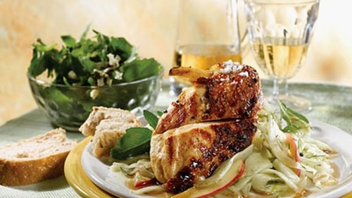 Chicken Breast with Fennel and Rocket Salad