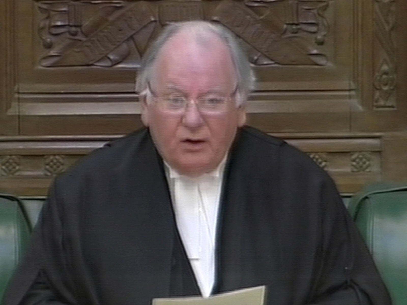 House of Commons Speaker to resign