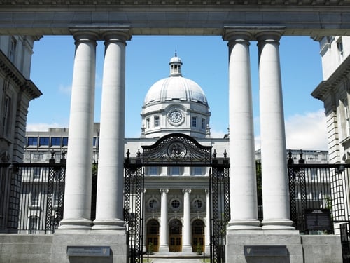 Leinster House - Anti-NAMA march to end at Govt Buildings