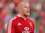 Paul O'Connell at the end of the second Test