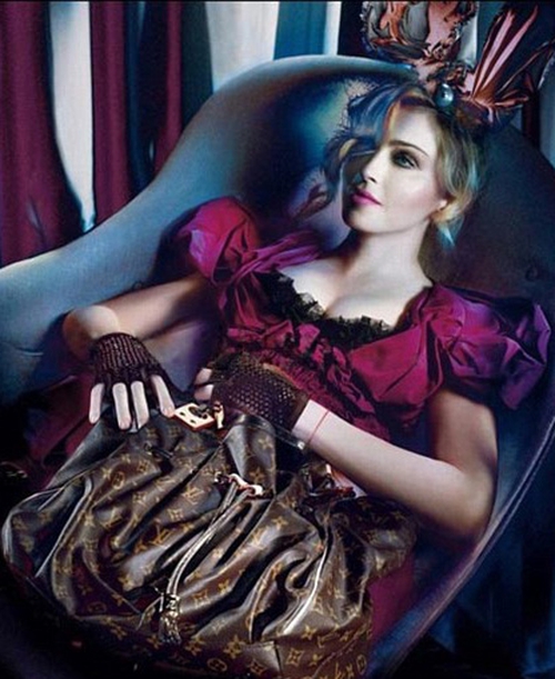 Madonna models the new Louis Vuitton collection