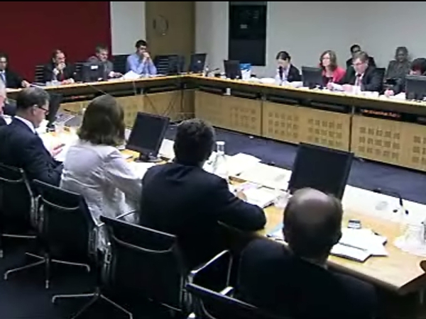Oireachtas Committee - Minister answering questions on NAMA