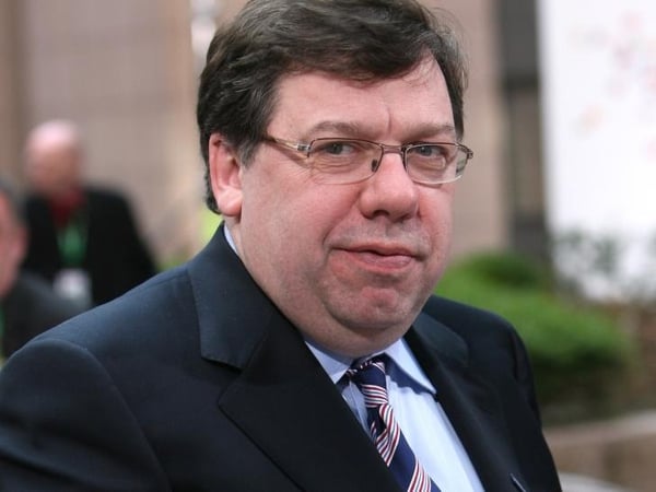 Brian Cowen - Satisfaction rating up eight points
