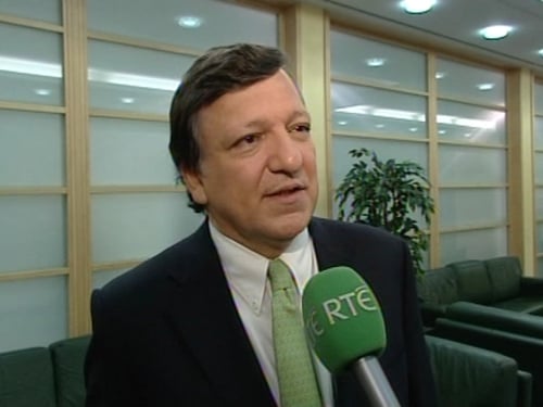 José Manuel Barroso - Held talks with Jan Fischer