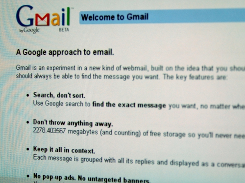 Gmail - One of a number of sites affected
