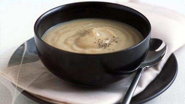 Oliver Dunne's Parsnip & Cumin Soup with Poached Haddock
