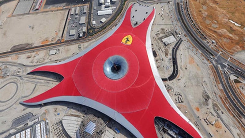 Карта ferrari world