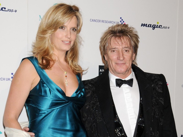 Penny Lancaster with husband Rod Stewart