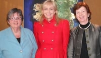 Miriam with Mary Robinson and Bride Rosney