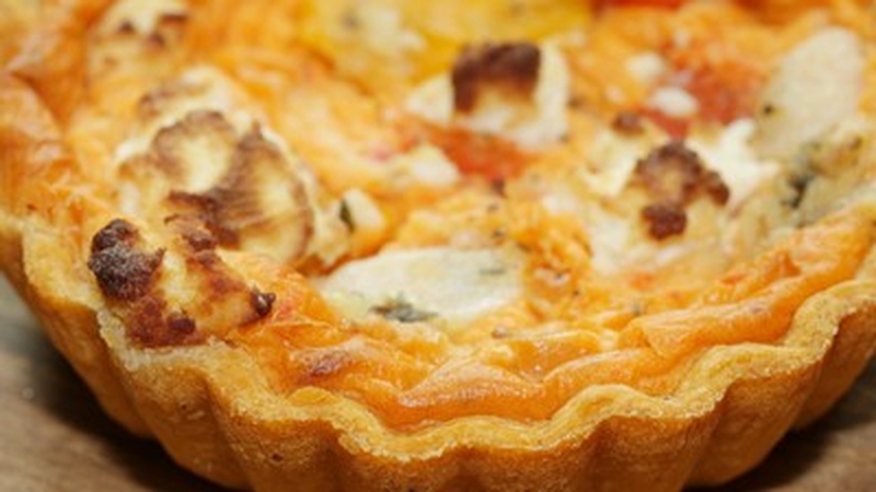 Caramelised Red Onion Tarts With Balsamic And Goat’s Cheese