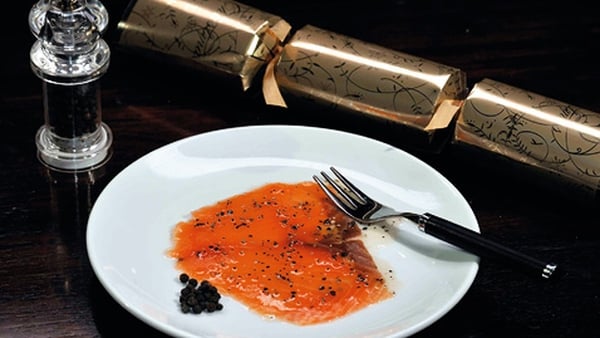 Richard Corrigan's Smoked Salmon with Black Pepper and Honey
