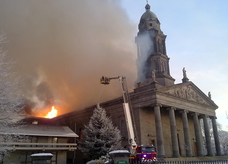 St Mel's Cathedral  - Fire