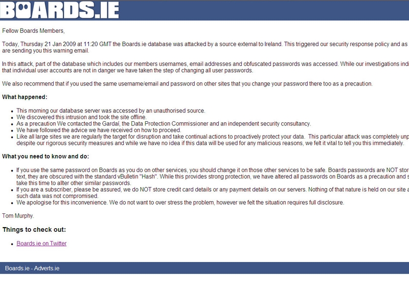 Boards.ie attacked by hackers