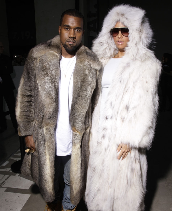 Kanye West & Amber Rose: Fur Coat Couple, Amber Rose, Kanye West