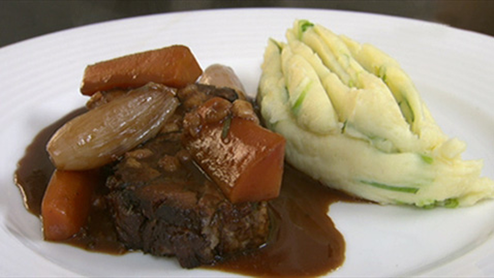 Braised Shoulder of Lamb with Champ