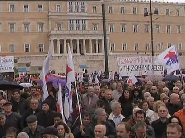 Athens - 24-hour public sector strike