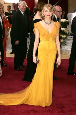 Michelle williams vera wang hotsell oscar dress