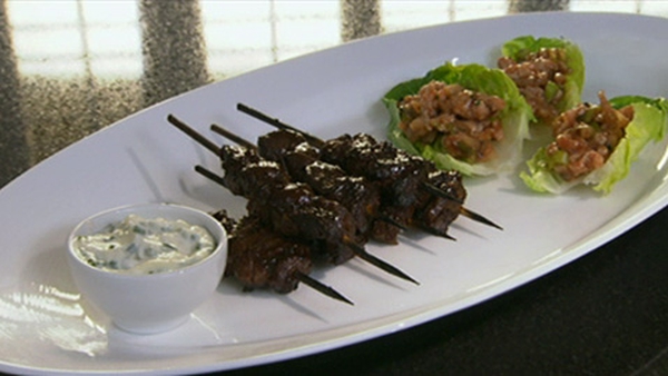 Neven Maguire's Sticky Beef Skewers