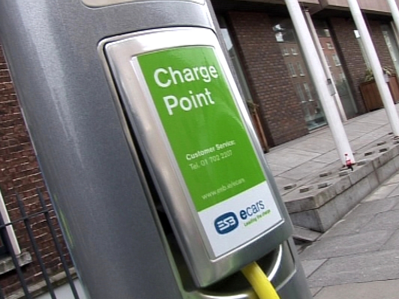 ESB unveils electric car charging points