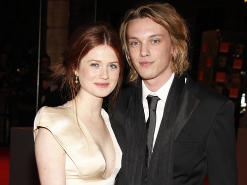 Bonnie Wright and Jamie Campbell