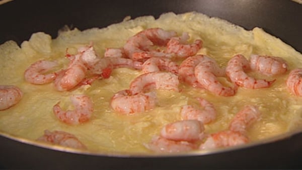 How about a fishy dish from Martin Shanahan with this Shrimp Omelette recipe?