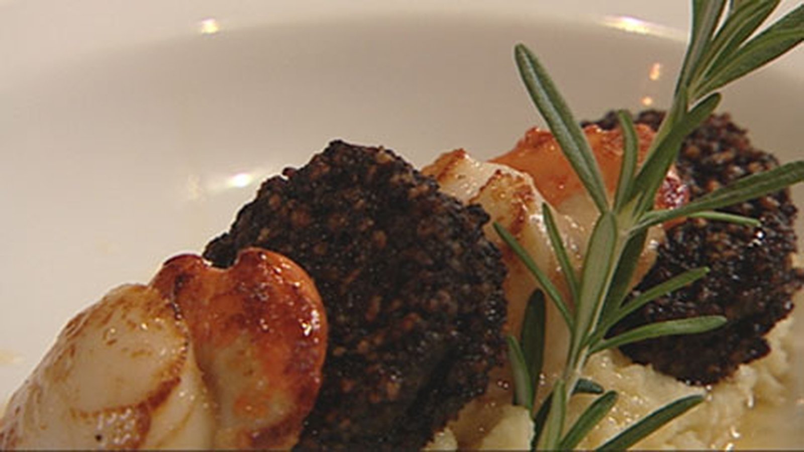 Scallop with Black Pudding