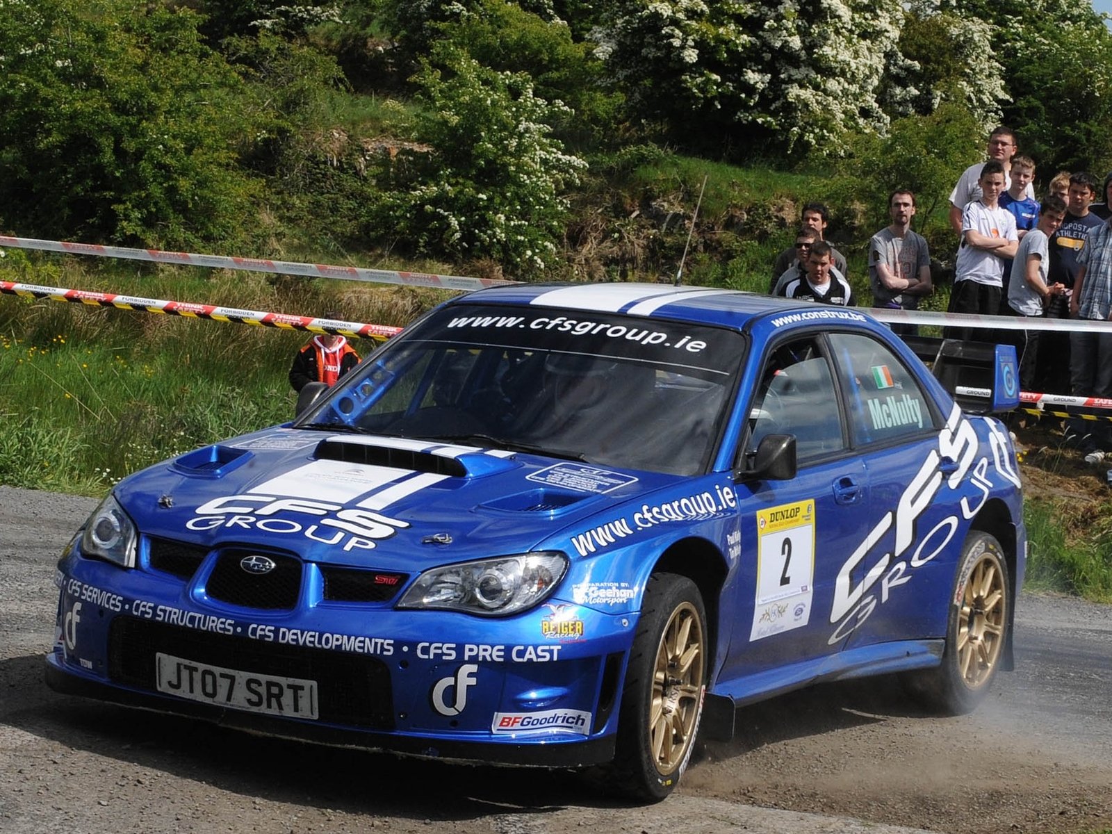 Tim McNulty wins latest Dunlop Rally stage