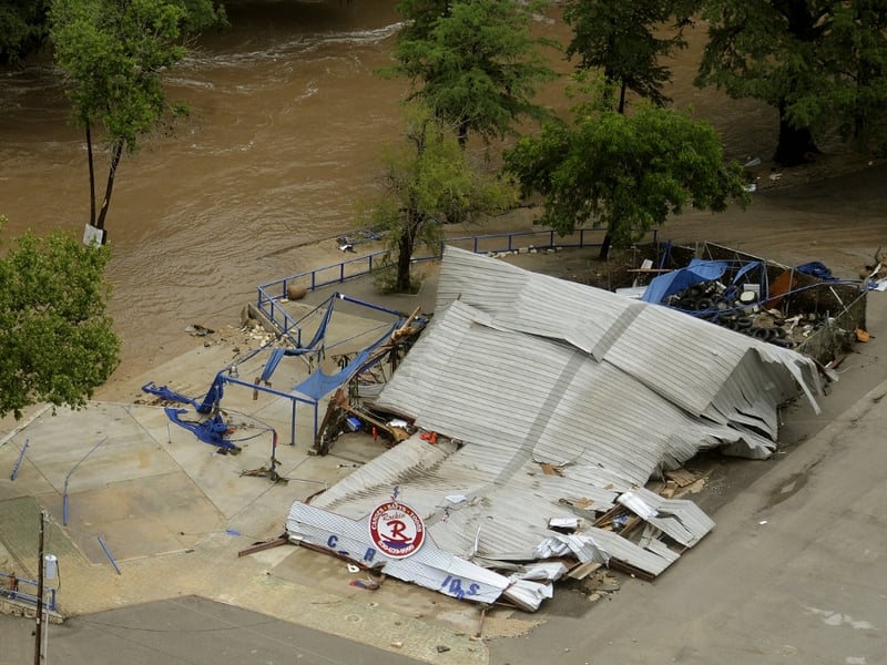 Flooding in New Braunfels, Texas