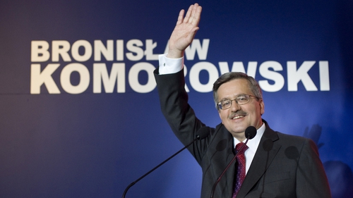 Bronislaw Komorowski - Won 52.6% of the vote