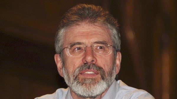 Gerry Adams - To run for election in Louth