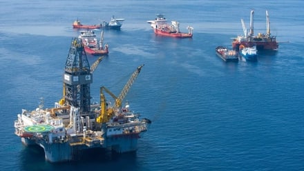 The clean up operation in the Gulf of Mexico