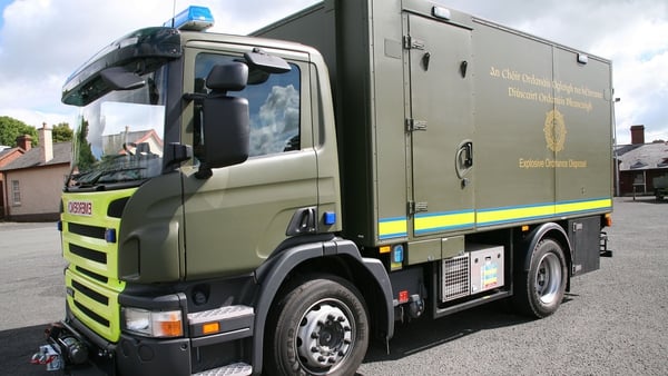 the Army Explosive Ordnance Disposal Unit has been called