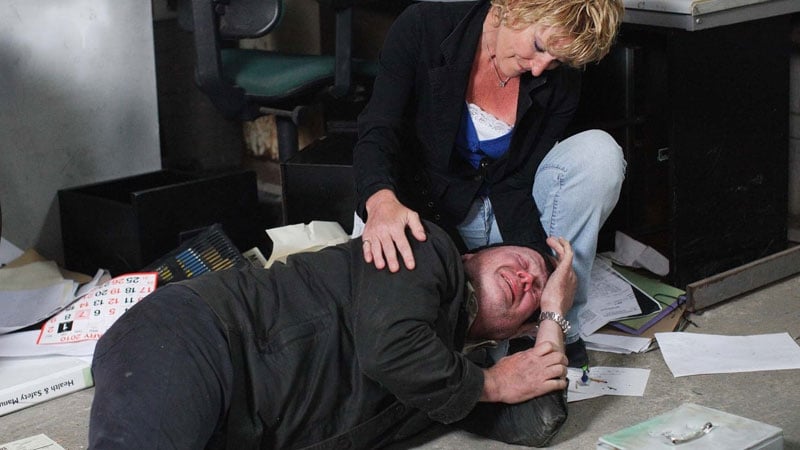 Eastenders Phil forced to go cold turkey