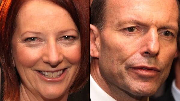 Gillard & Abbott - Facing off in general election in Australia