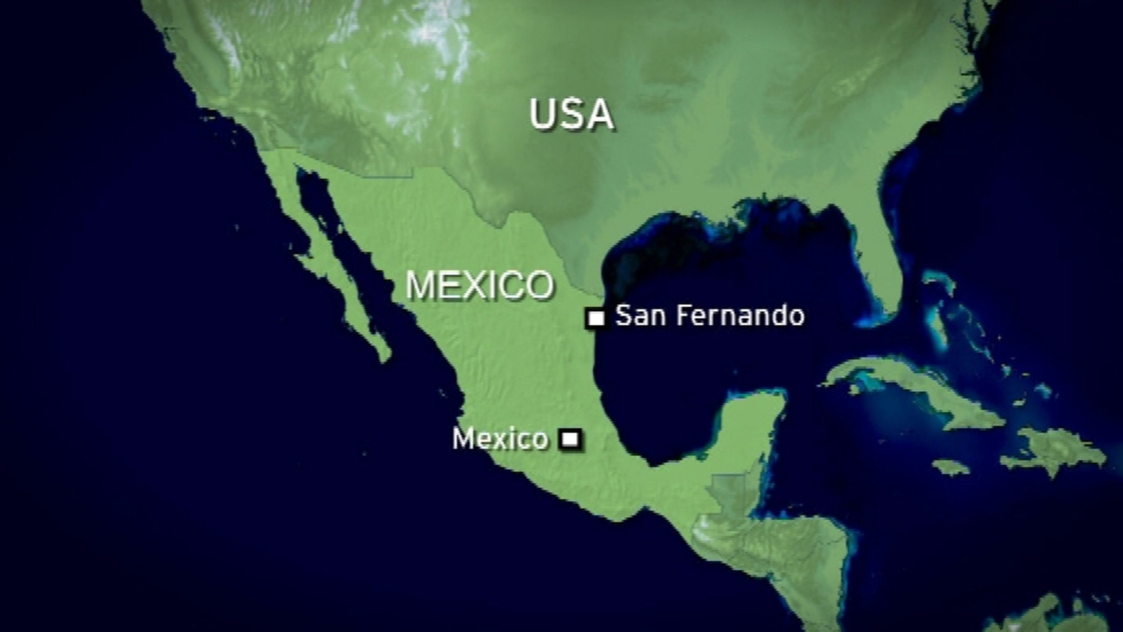 San Fernando Mexico Map 72 Bodies Found On Ranch In Mexico