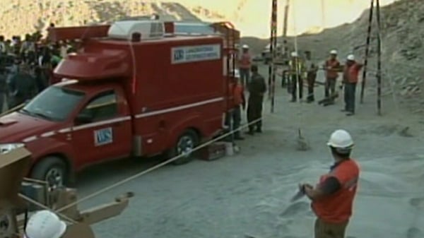 Chile - 33 men trapped 700m underground