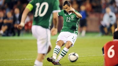 353 Keith Fahey Ireland No Panini Euro 2012 