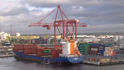 The European Union accounted for over half of Ireland's exports during the month, with a value of €6.48 billion
