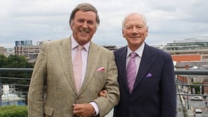 Gay Byrne meets with Terry Wogan for his The Meaning of Life interview in 2014.