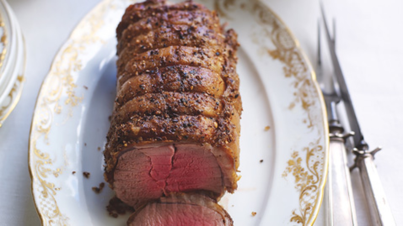 Roast Loin of Lamb with a Spicy Rub