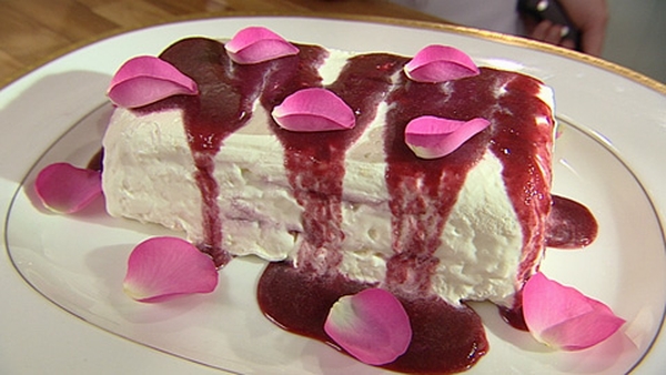 Catherine Fulvio's Yoghurt Pannacotta with Raspberry Compote