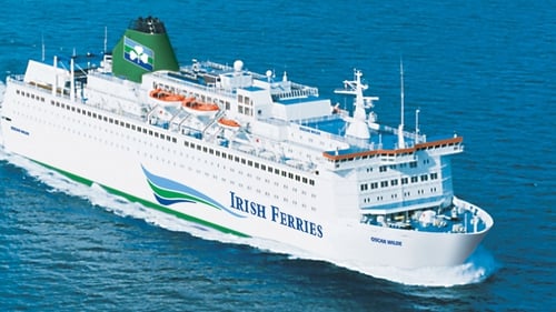 Irish Ferries carried more cars, passengers and driven freight in the first four months of the year