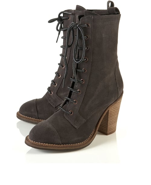 topshop grey ankle boots
